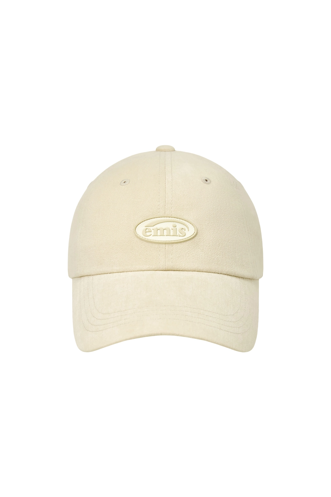 이미스 MINI RUBBER PATCH BRUSHED BALL CAP-CREAM 상품 이미지 1