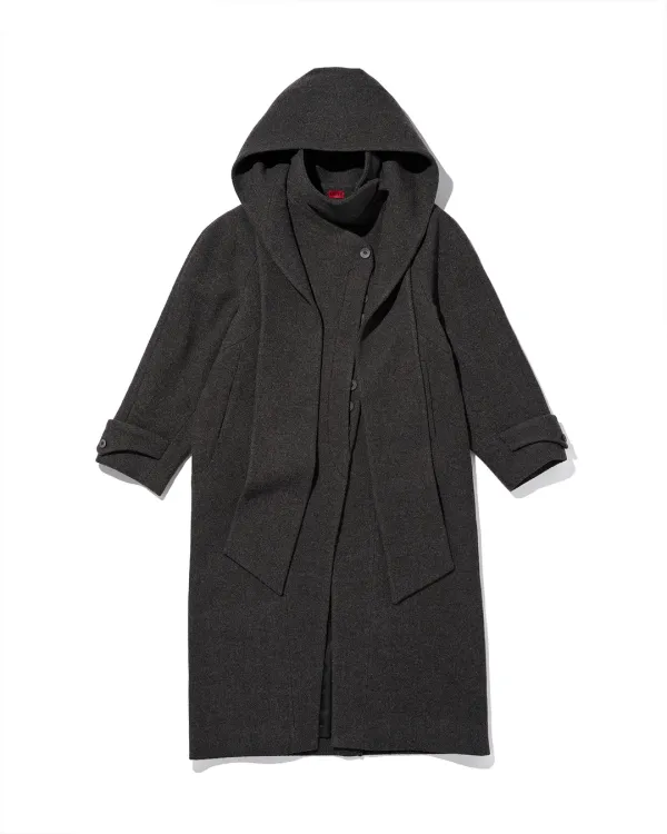 CAPPA MAGNA COAT_CHARCOAL