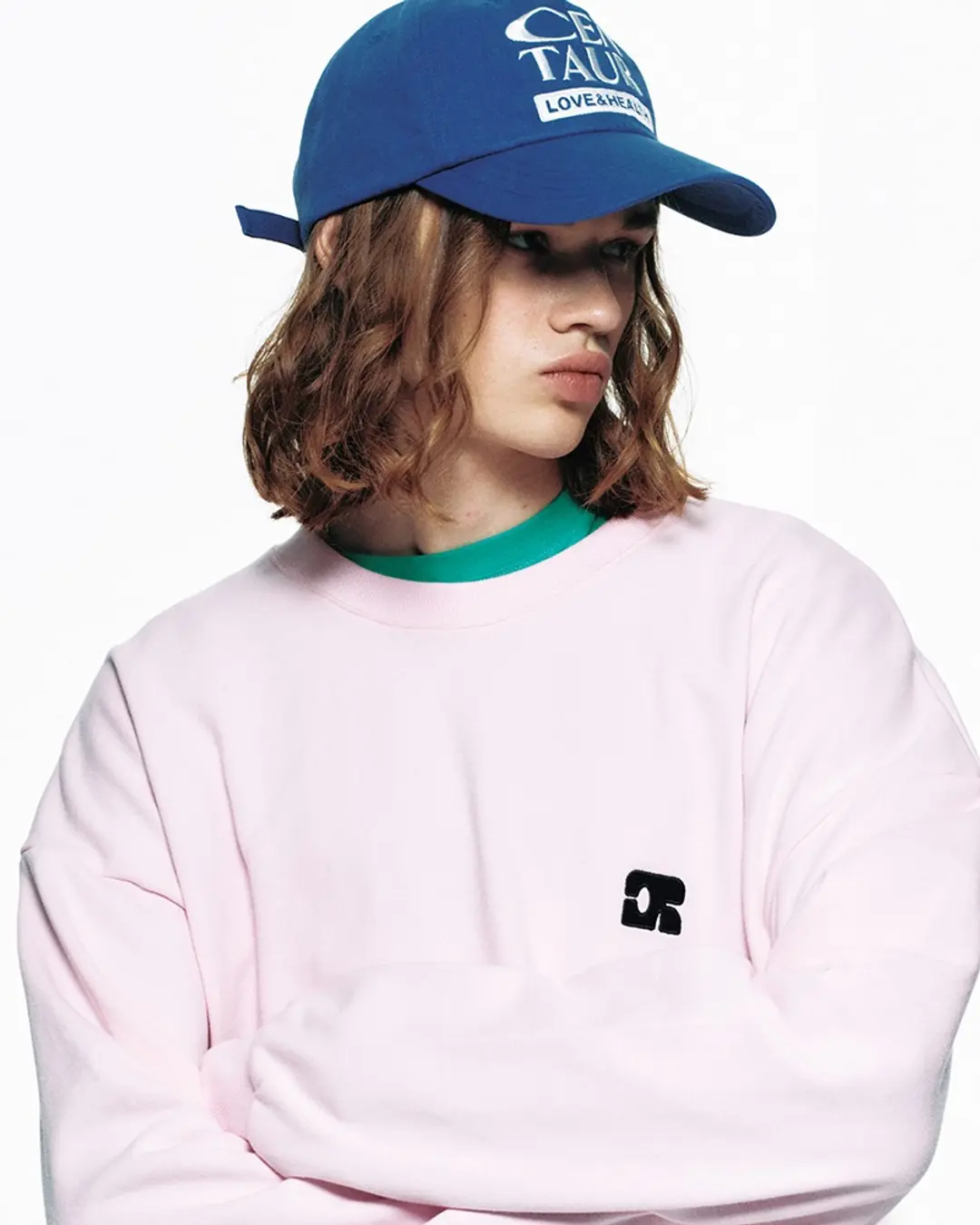 센토르 CENTAUR EMBLEM SWEATSHIRT_PINK 상품 이미지 1