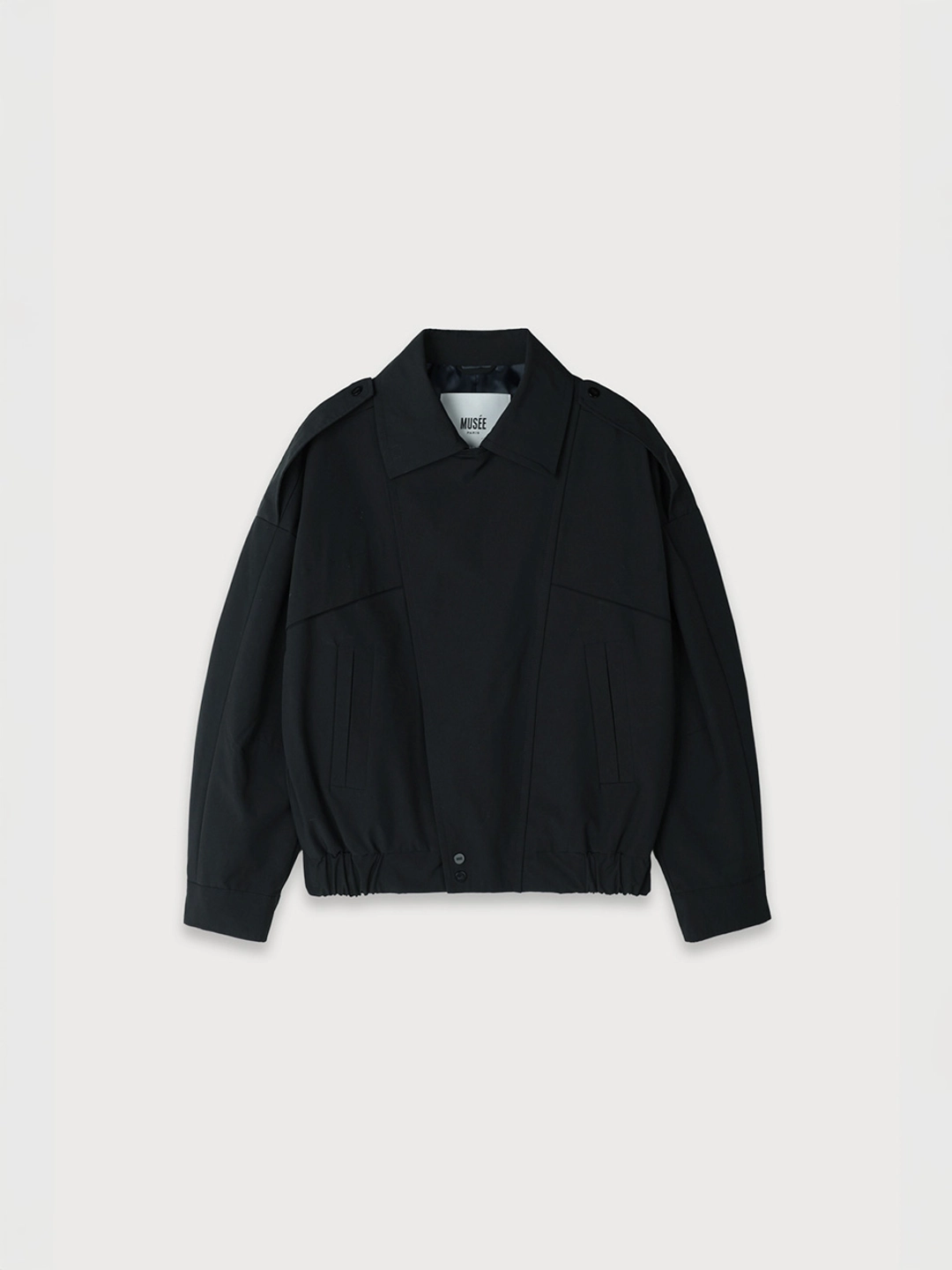 뮤제 MADRID Oversize Nylon Jacket_Black 상품 이미지 1