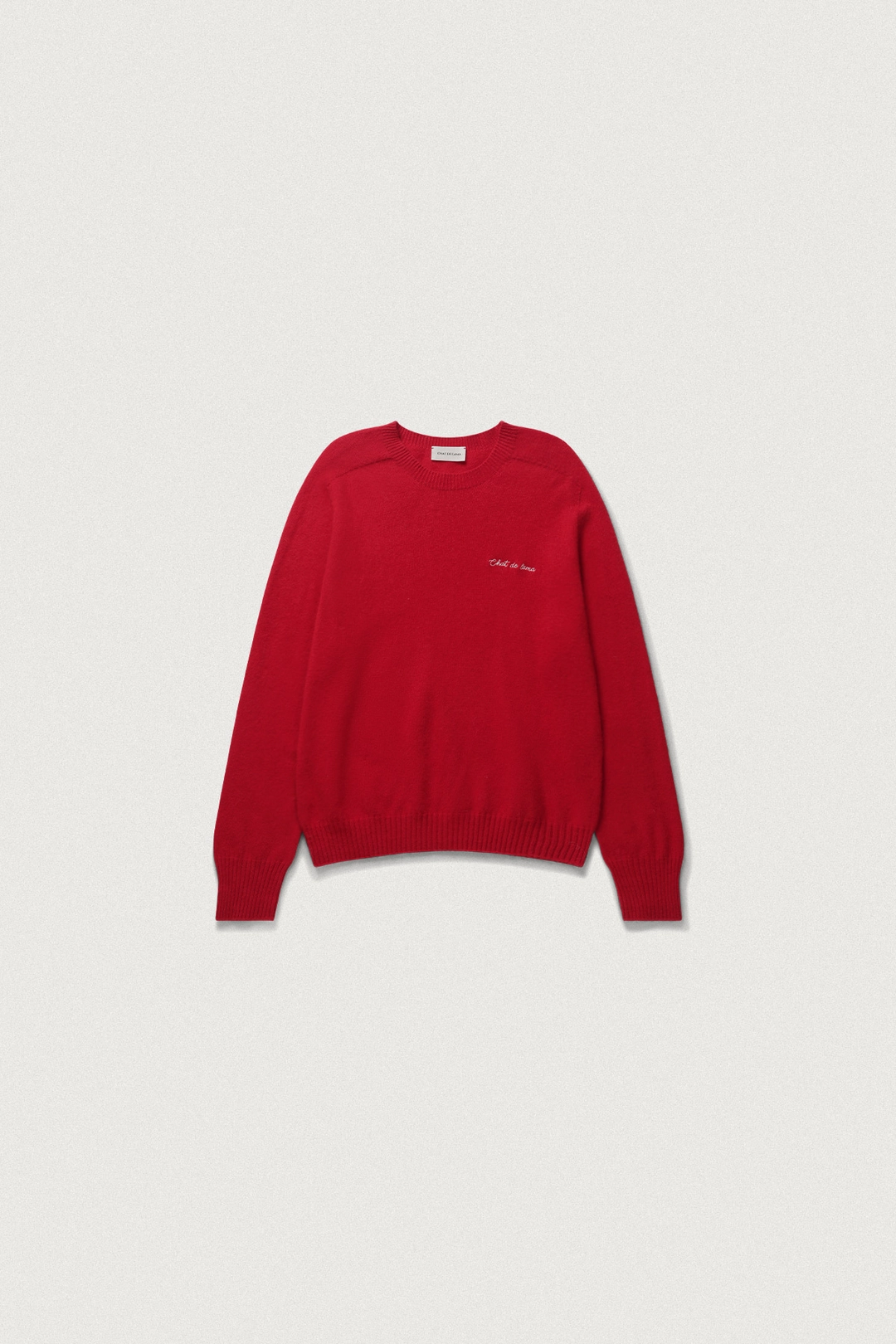 샤드라마 RACCOON WHOLE GARMENT KNIT [RED] 상품 이미지 1