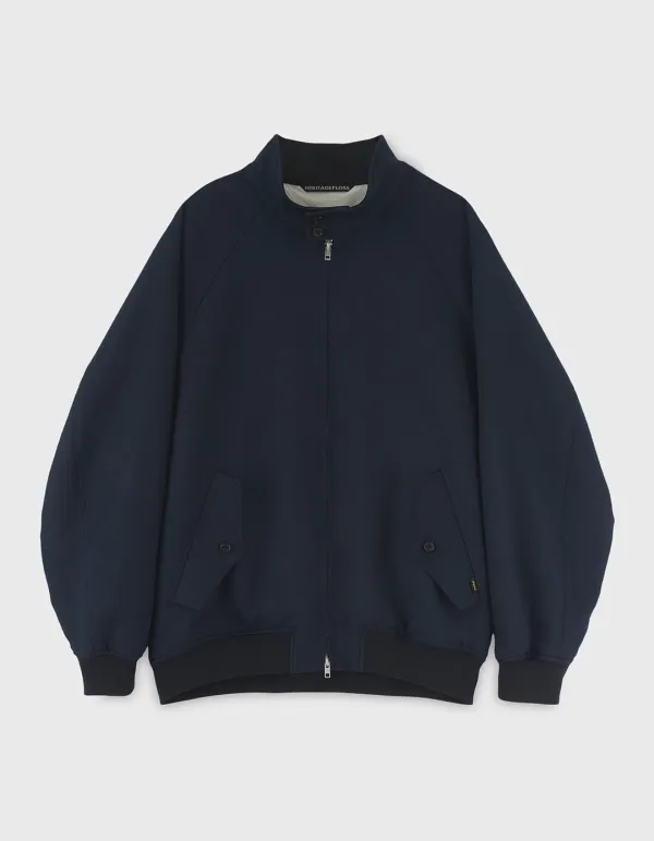SPORT HARRINGTON JACKET / Navy