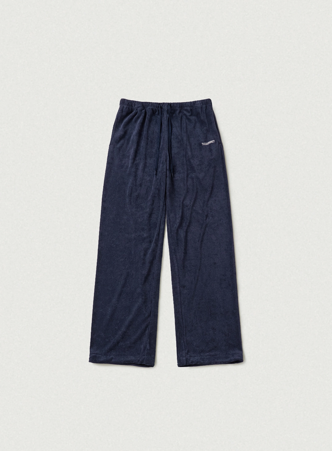 더바넷 Terry Sweat Drawstring Pants_Navy 상품 이미지 1