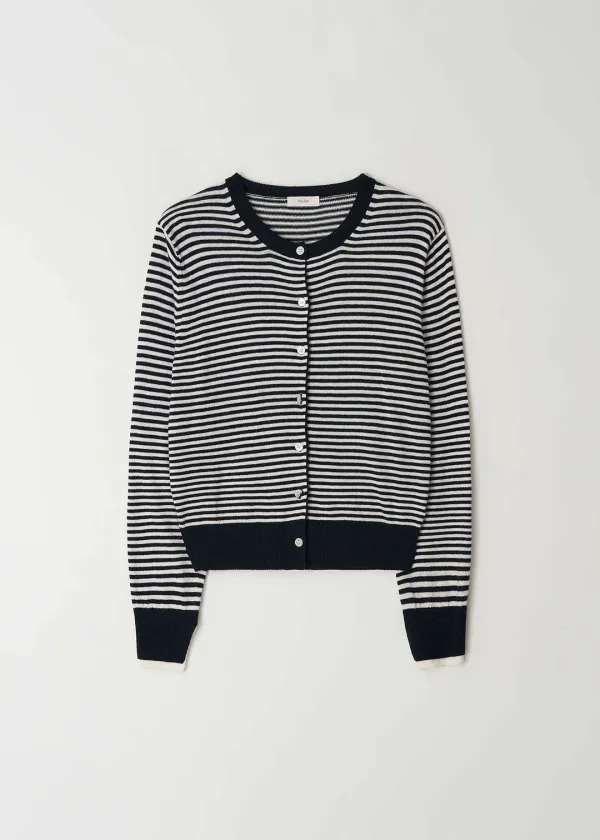 Cut-Off Cardigan(Navy)