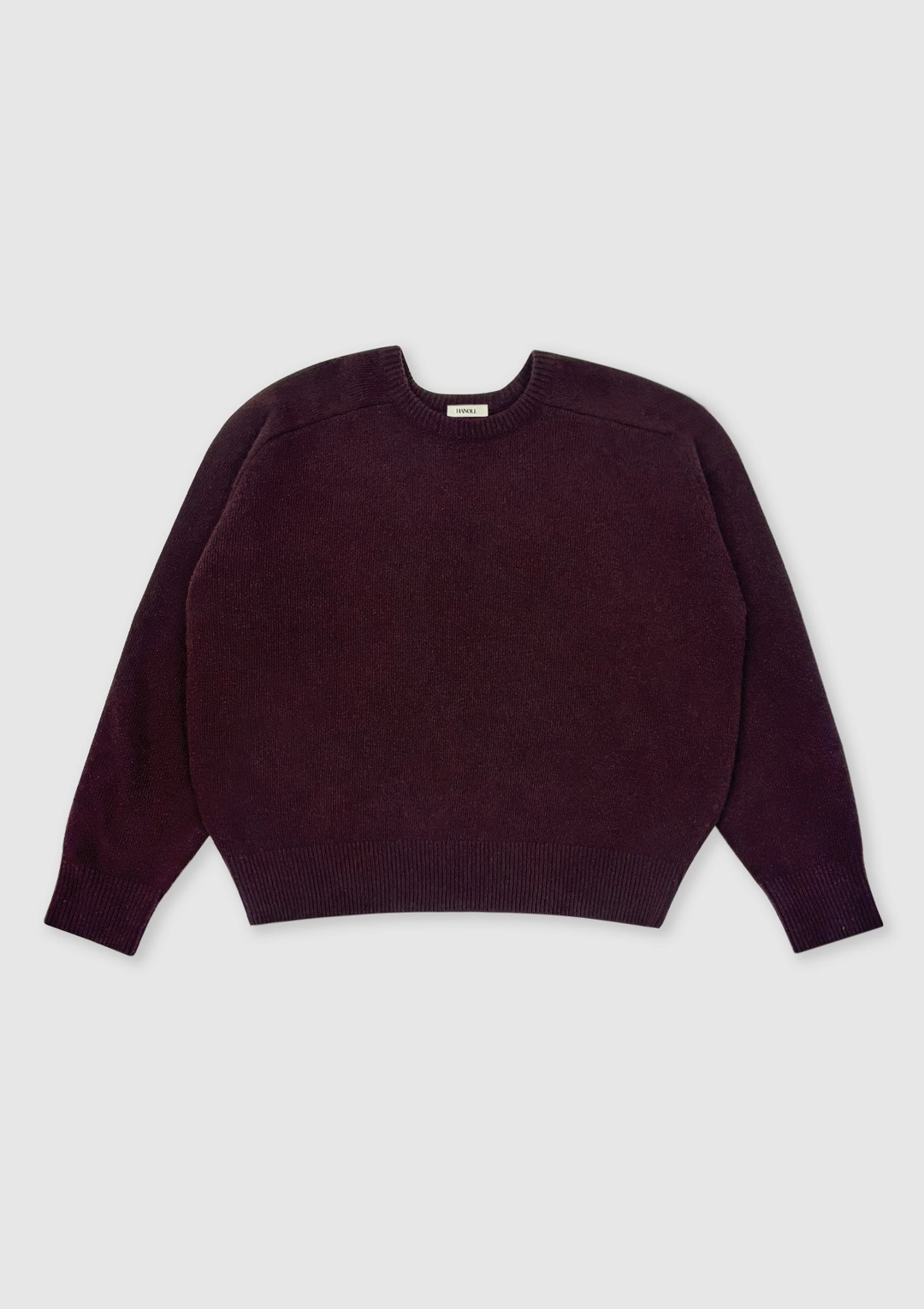 한올 Music Round Knit (Burgundy) 상품 이미지 3