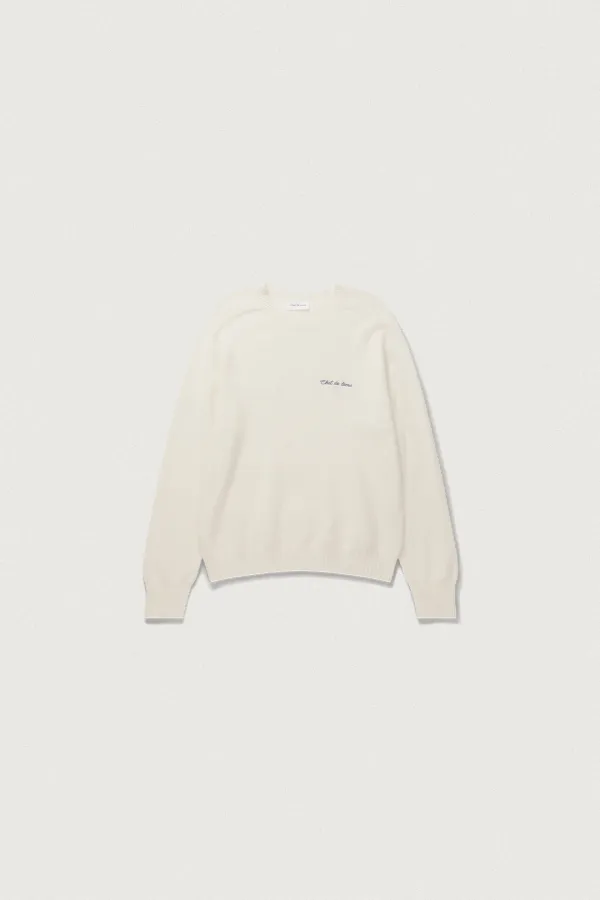RACCOON WHOLE GARMENT KNIT [IVORY]