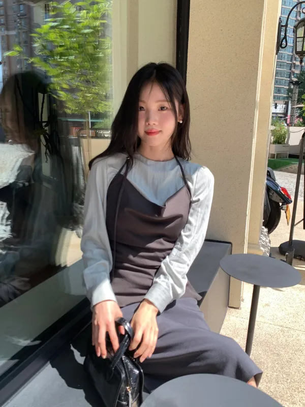 포엘 소프트 블라우스[MINT]*오늘 출발