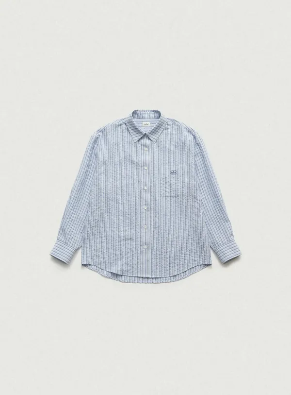 Sui Stripe Pocket Shirt_Light Blue