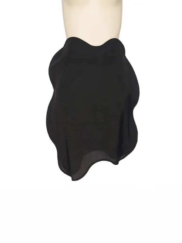 SS26 BLACK WAVY SKIRTS