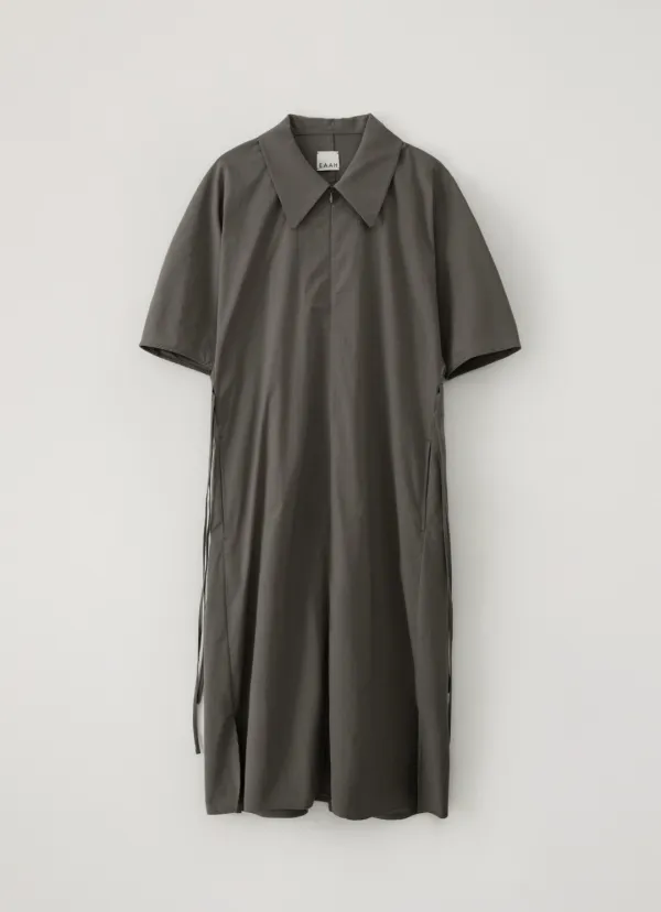Drawstring Dress (Taupe)