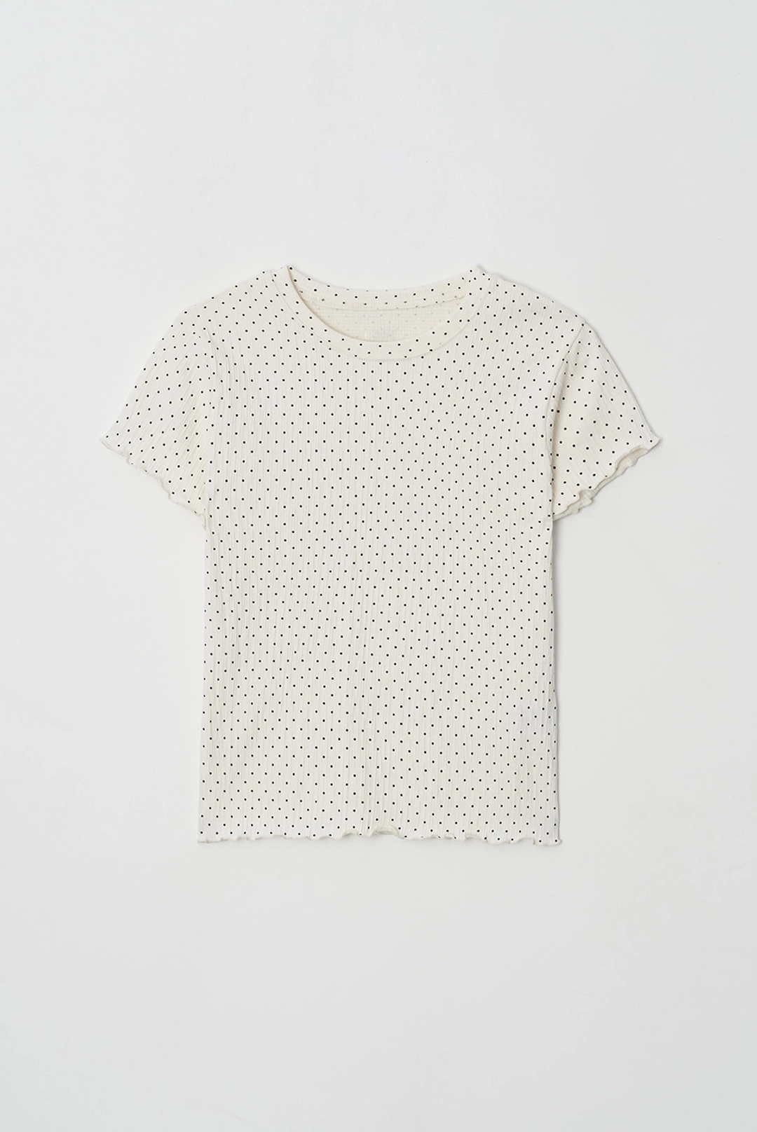브렌다 브렌든 dot dot tee - ivory 상품 이미지 1
