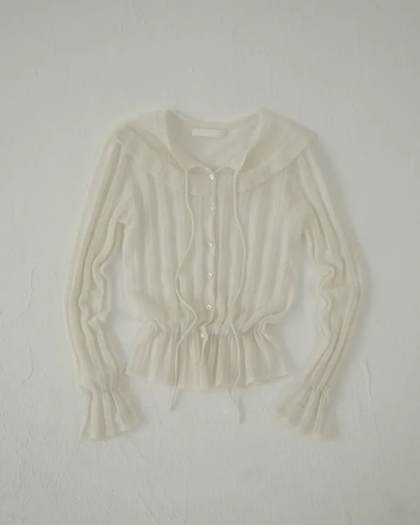 flétta Shirring Cardigan_4 Colors
