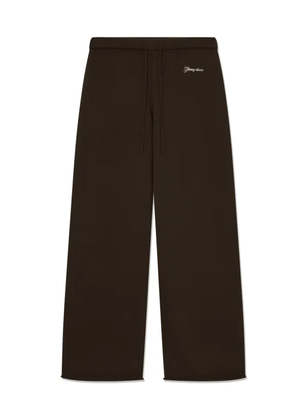 G HUG KNIT PANTS (KHAKI BROWN)