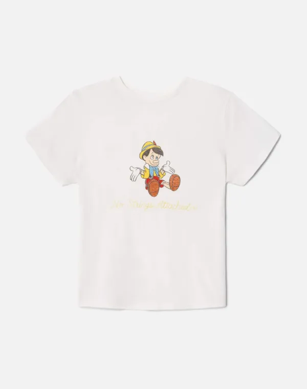 Classic "Pinocchio" Tee - Vintage White