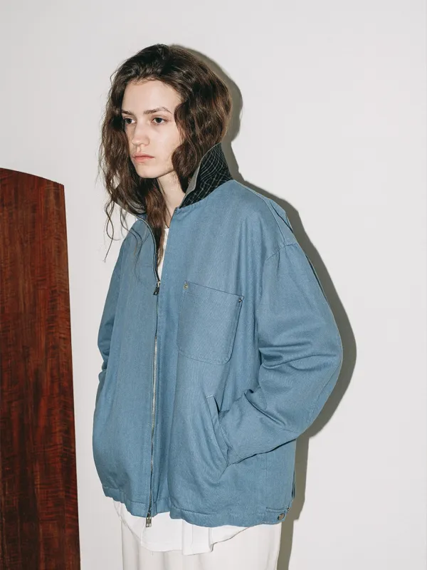 Cotton Washing Jacket - Blue