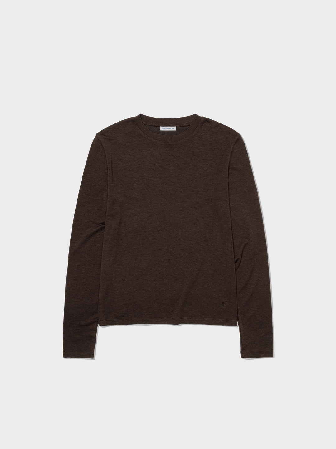 로우클래식 Lc Wool Jersey T-Shirt_Brown 상품 이미지 1