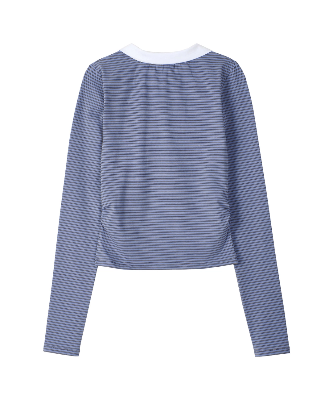 비터셀즈 Due Stripe Collar Tee-Blue 상품 이미지 3