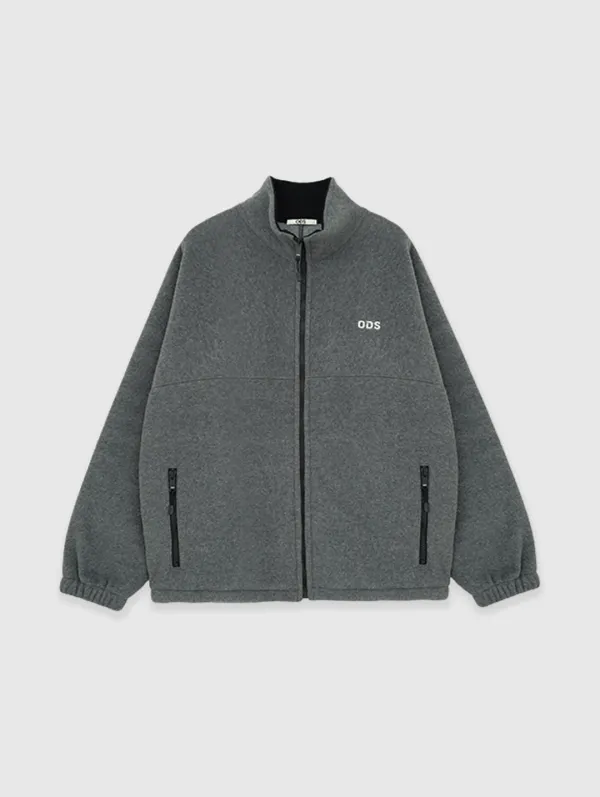 ODS Fleece Zip-Up (Melange Gray)