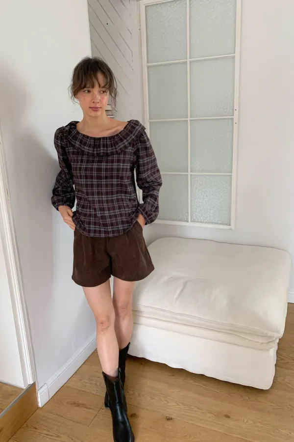 (시즌오프) Brel T shirts / Brown