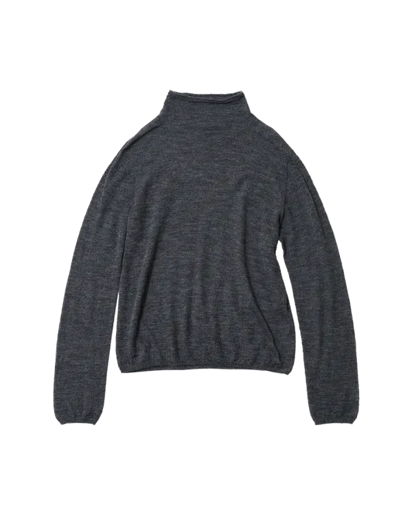 dew wholegarment pullover (charcoal)
