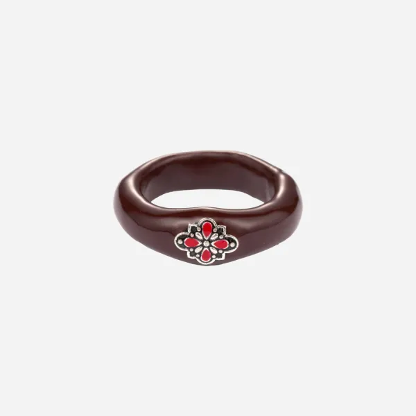 cameo ring-brown