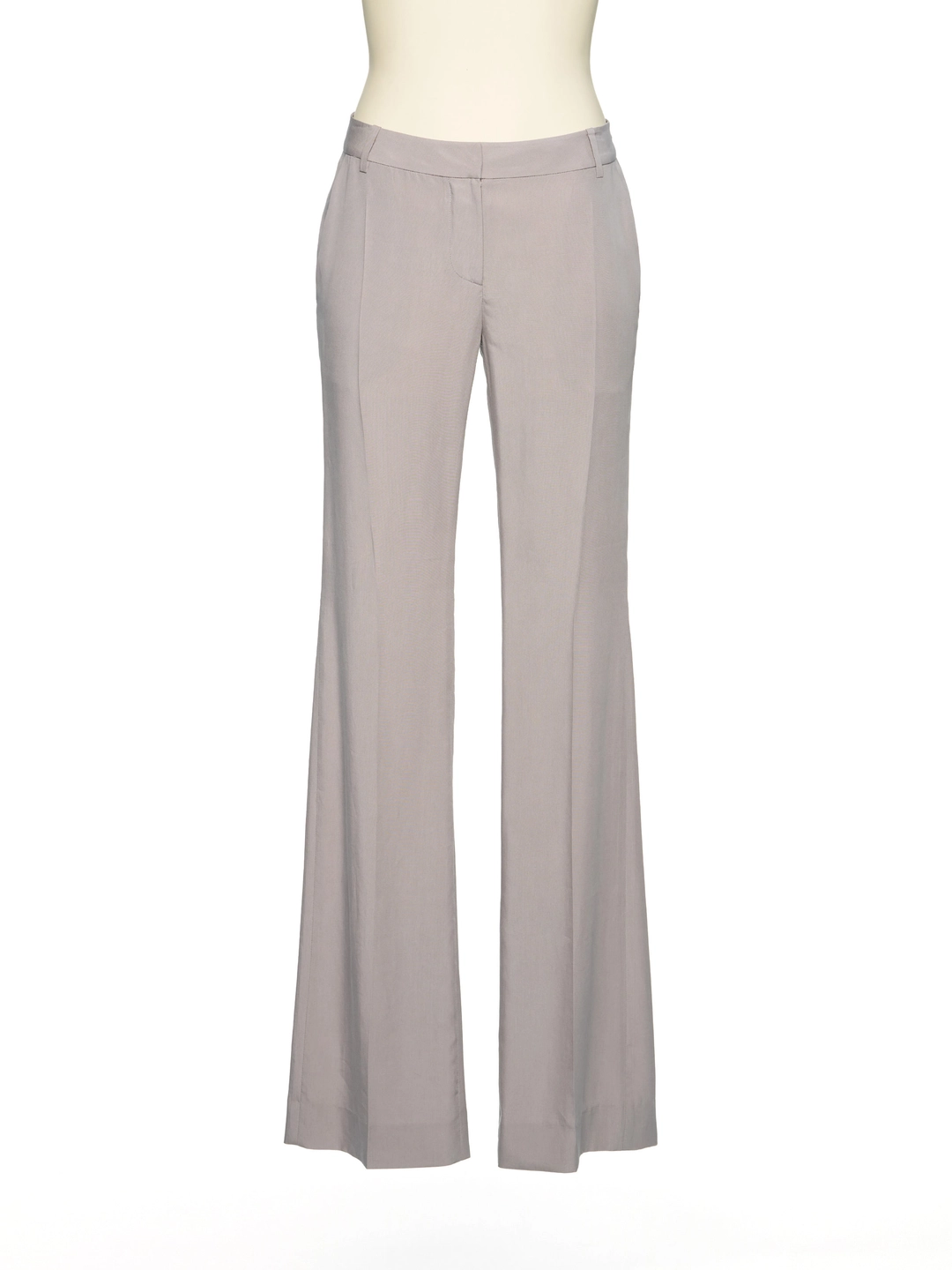 푸쉬버튼 SS26 LIGHT GRAY LOW-RISE BELL-BOTTOM TROUSERS 상품 이미지 1