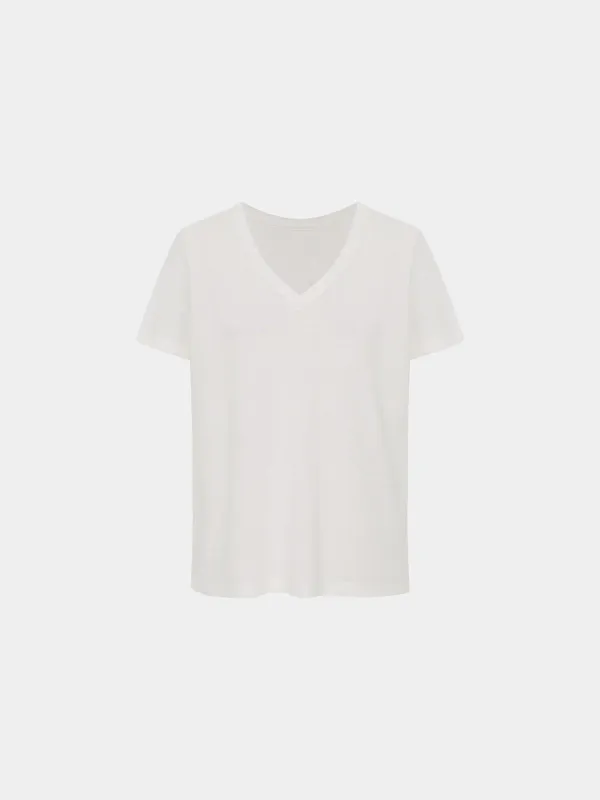 Toby linen V neck T