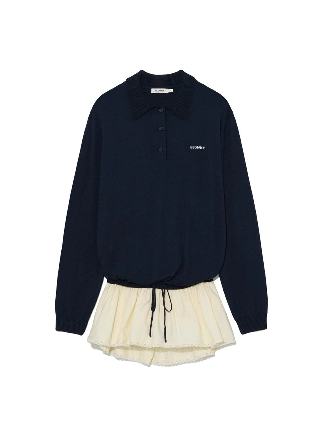 글로니 NEST POLO MINI DRESS (NAVY) 상품 이미지 1