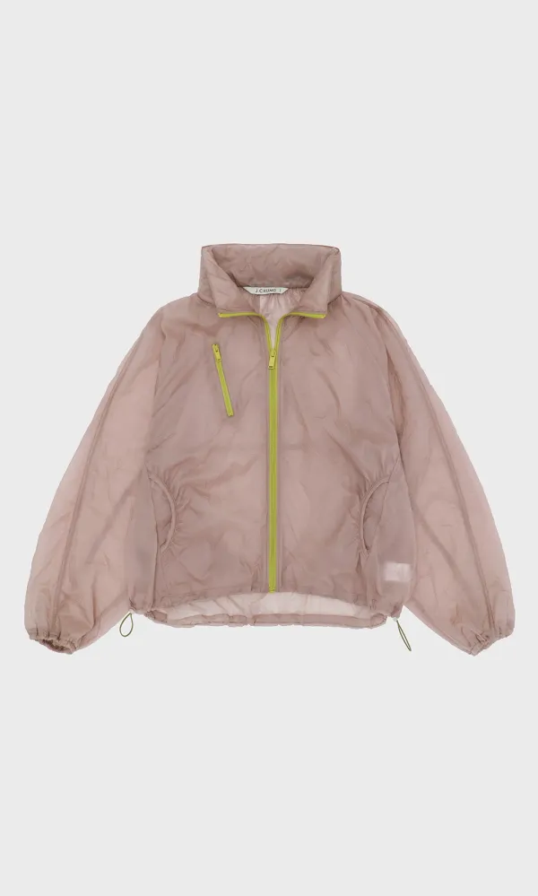 [BEST] Color Point Windbreaker_Indian Pink