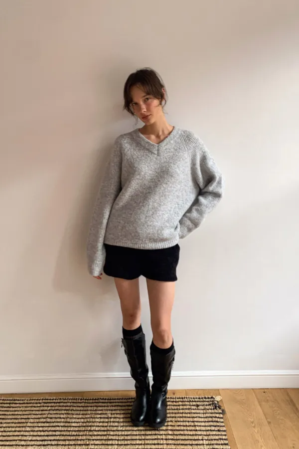 Veil Knit / Light Grey