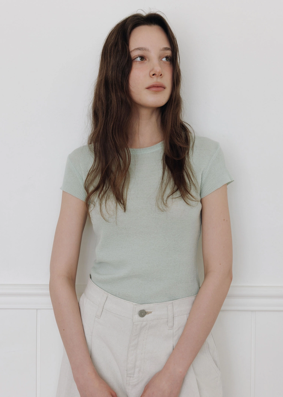 더라이 Cap Sleeve Knit(Mint) 상품 이미지 2