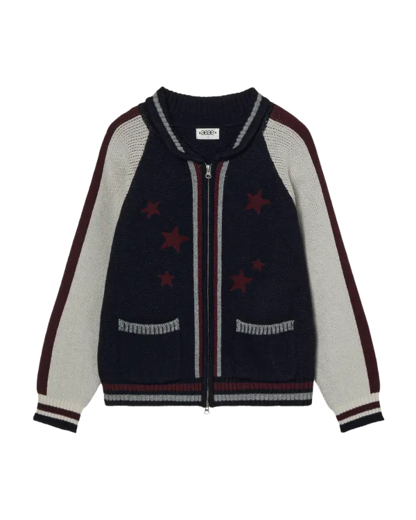 STAR JACQUARD COWICHAN [NAVY]