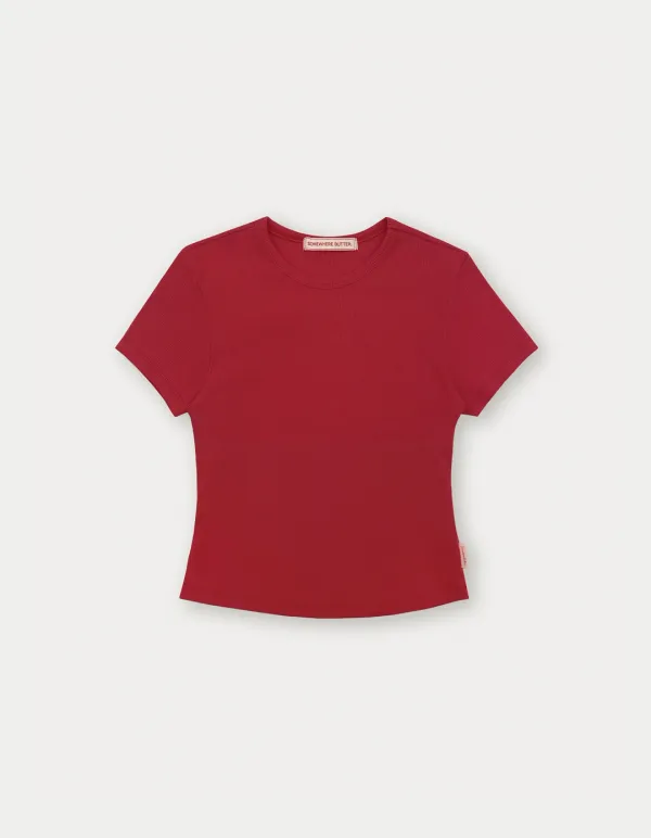 Essential Slim Top - Red