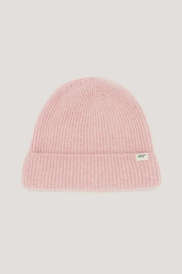 WHOLEGARMENT KNIT BEANIE PINK