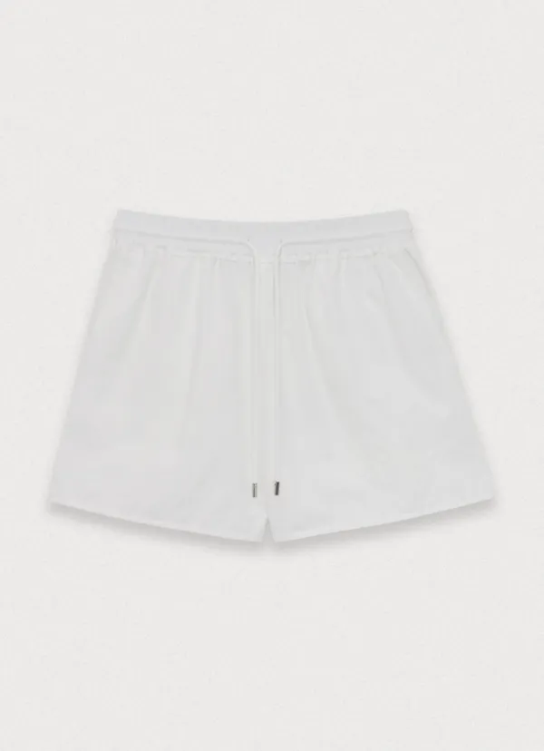 Buddy stitch banding pants - ivory