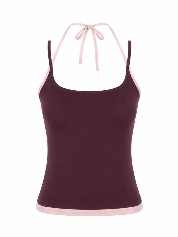 SWEET LAYERED TOP (BURGUNDY)