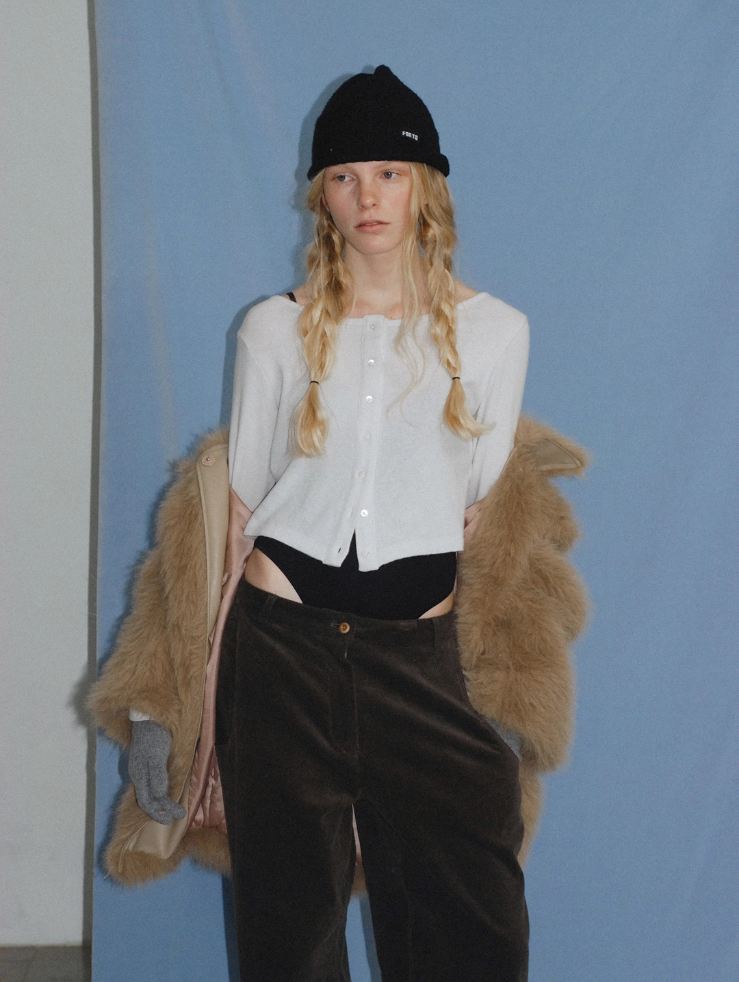 포에토 [2nd] Soft mellow tee cardigan - light blue 상품 이미지 2