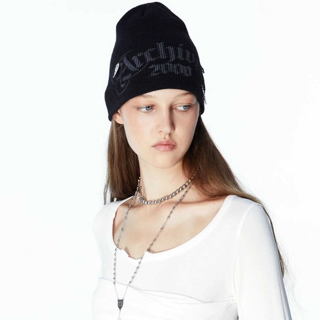 2000아카이브 2000 BEANIE (BLACK) 상품 이미지 2