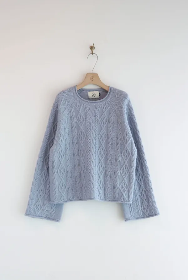 VETIVER PULLOVER ( MISTY BLUE )