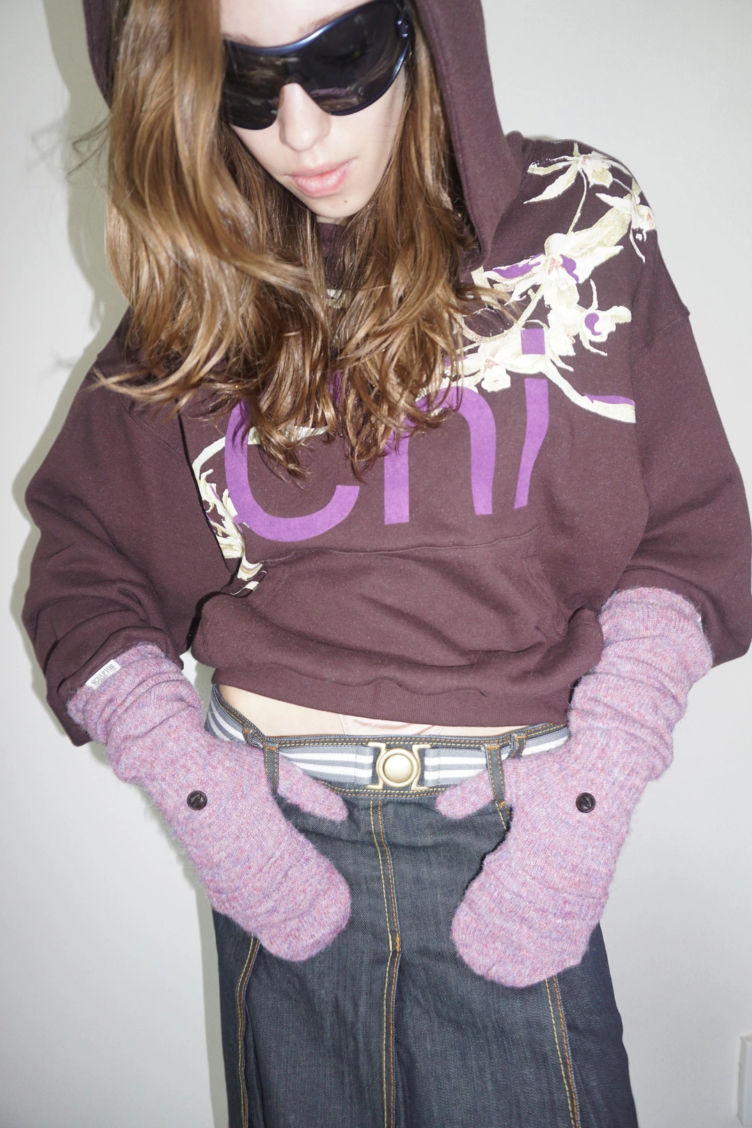 스컬프터 Wool Flap Gloves Purple 상품 이미지 1
