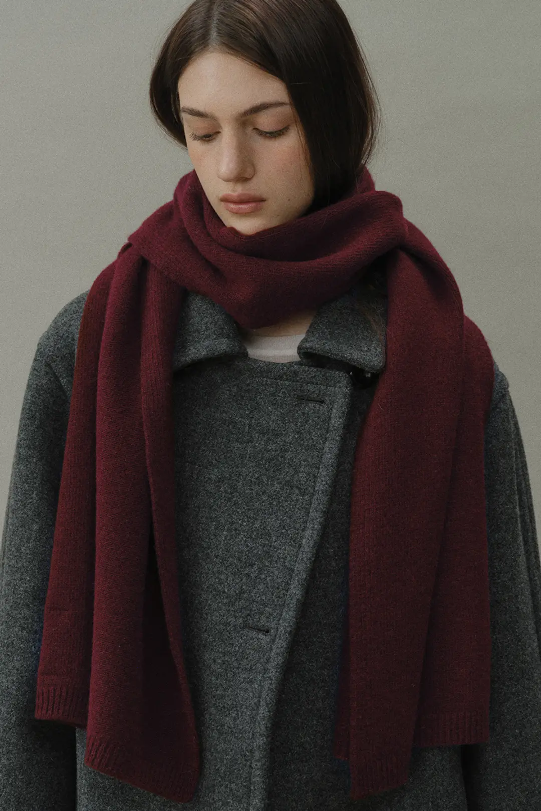 블랭크공삼 cashmere blend knit muffler (6colors) 상품 이미지 2