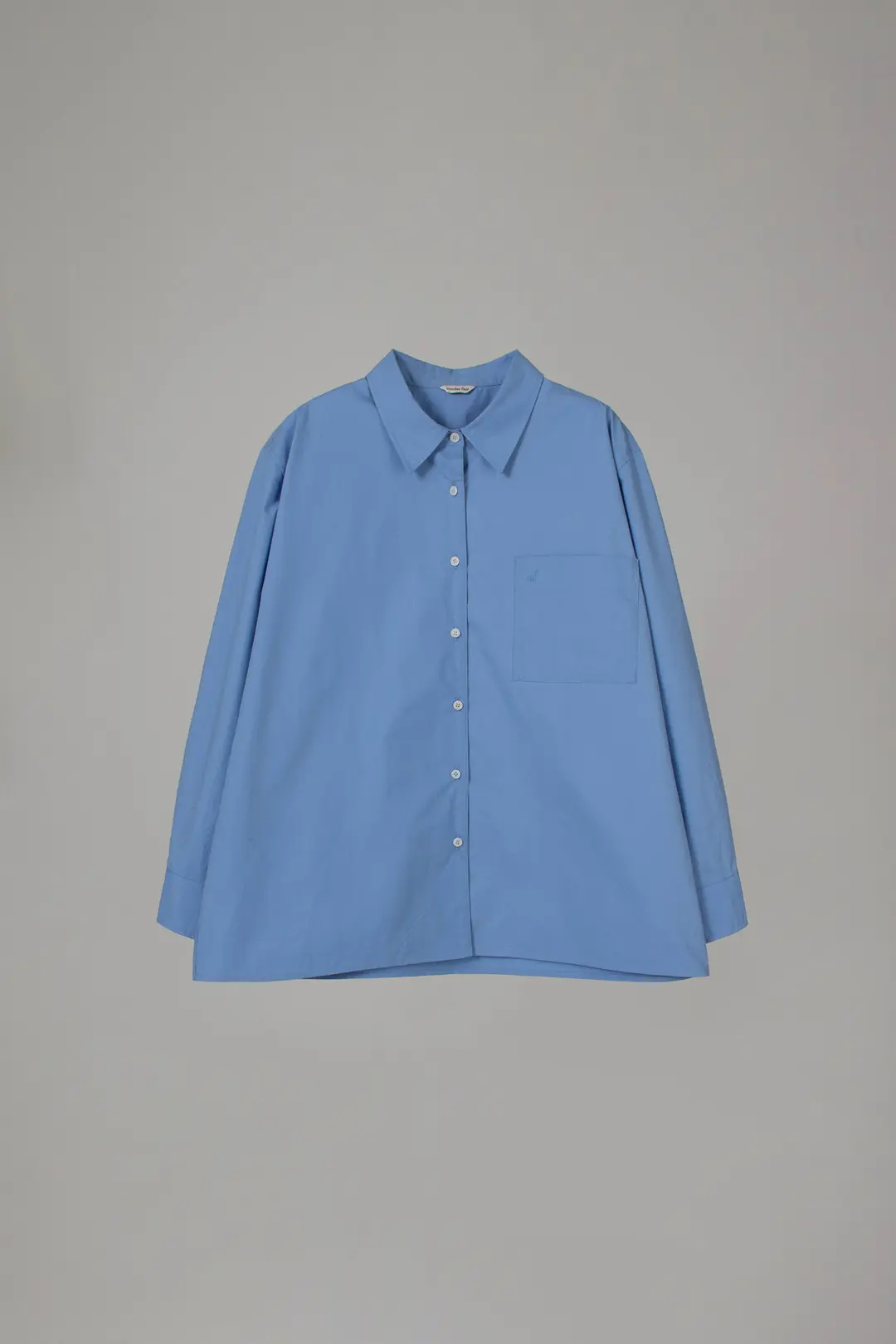 오버듀플레어 COTTON OVERSIZED SHIRTS_BLUE 상품 이미지 3
