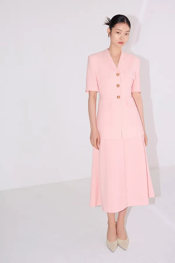 NO.24 JACKET - PINK BEIGE