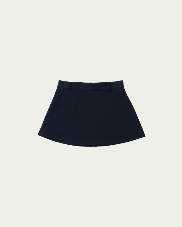(3차) Hug Mini Skirt - Navy