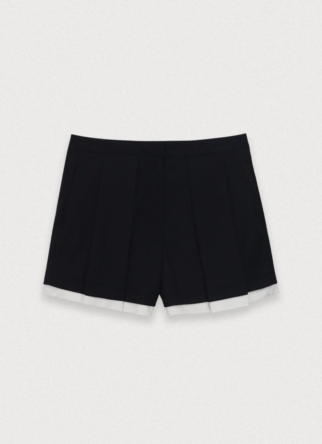 포에토 Conternir layered shorts - black 상품 이미지 1