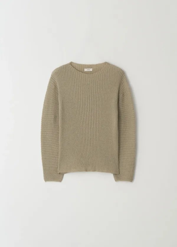 Pleats Long Sleeve Knit(Beige)
