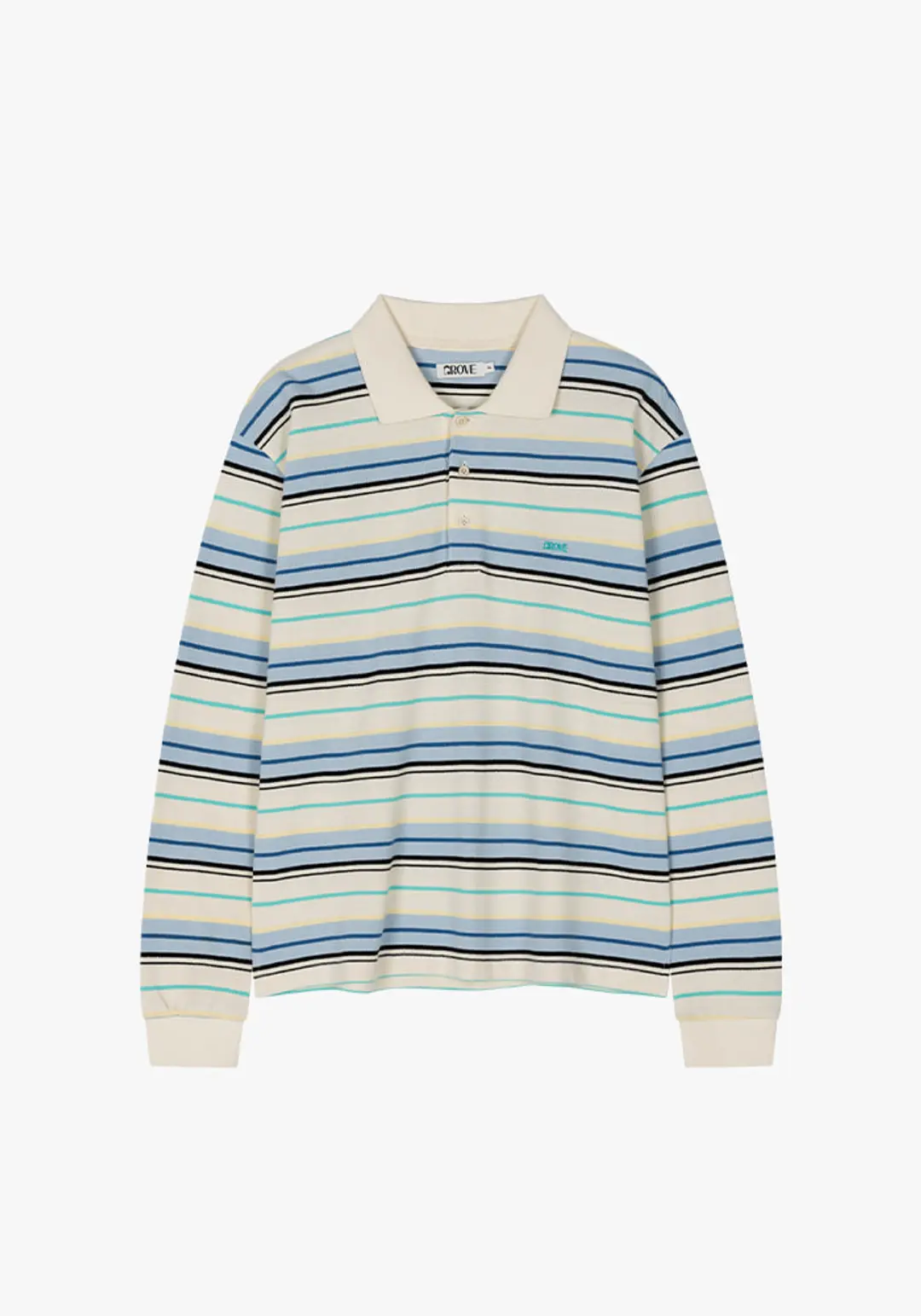 그로브 CARELL STRIPE LS PIQUE SHIRT [WOMAN-4COLORS] 상품 이미지 2