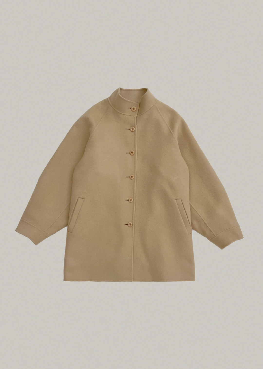 어그스트 handmade half coat (beige) 상품 이미지 1