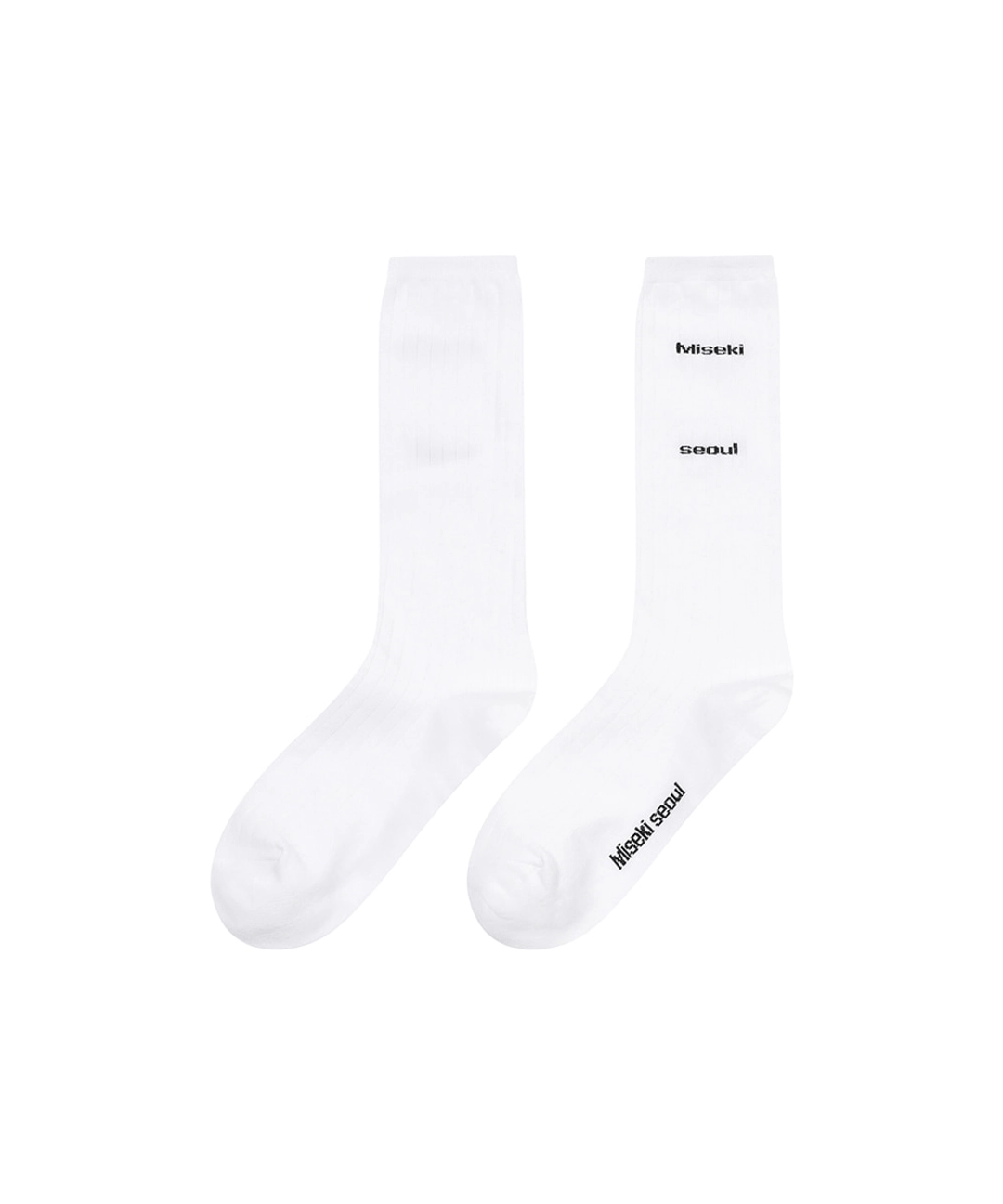 미세키서울 Misekiseoul classic socks WHITE 상품 이미지 2