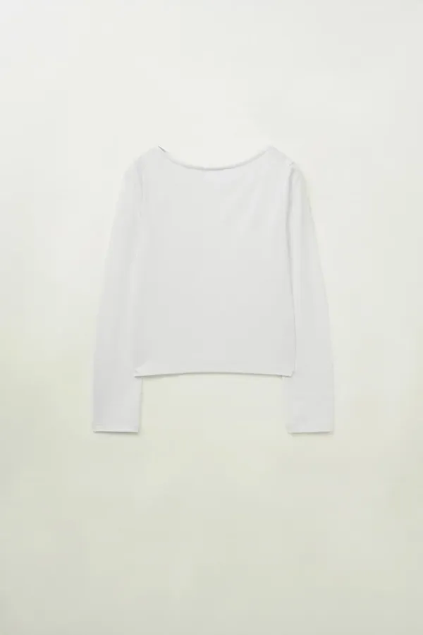 Bare Offshoulder tee (Ivory)
